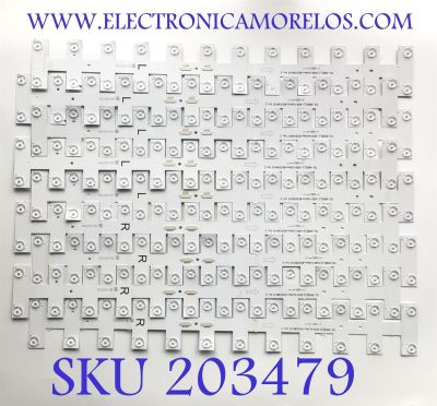 KIT DE LED'S PARA TV TCL ((INCOMPLETO SOLO 9 PIEZAS)) / NOTA IMPORTANTE:KIT CONSTA DE 10 PIEZAS EN TOTAL 